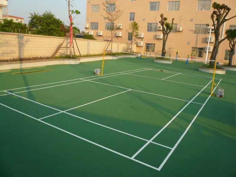 馬路打羽毛球心真大！中山地坪漆廠家有話說